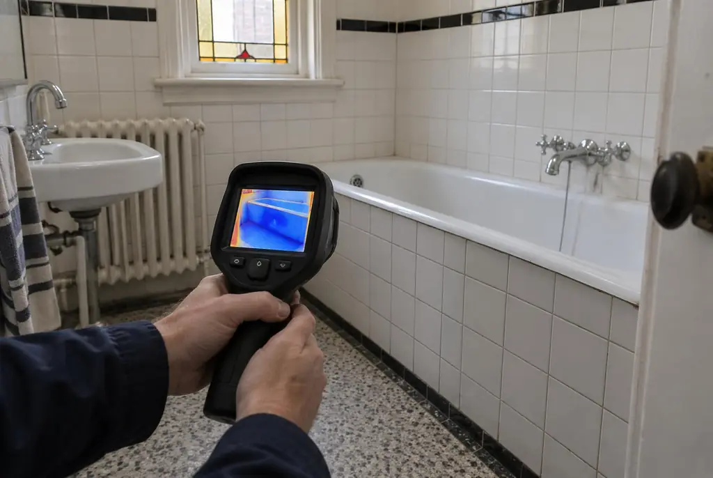 Lekdetectie Purmerend – onderzoek in een badkamer van een oudere woning